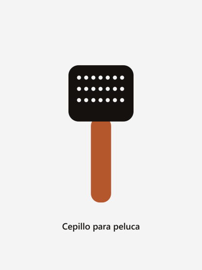 Cepillo para peluca